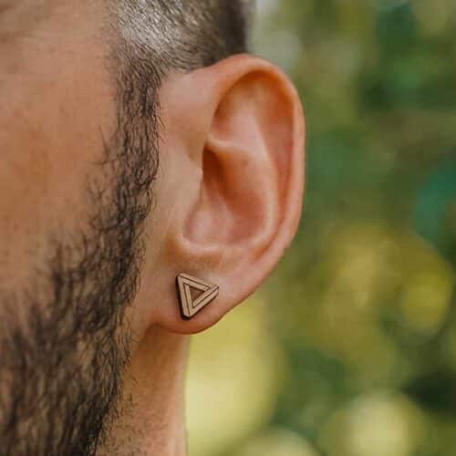 Clous d'oreilles en bois Penrosa