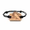 Bracelet en bois ligne de vie