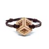 Bracelet en bois geometrique rova