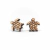 Clous d'oreilles en bois tortue