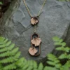 Collier en bois Ginkgo