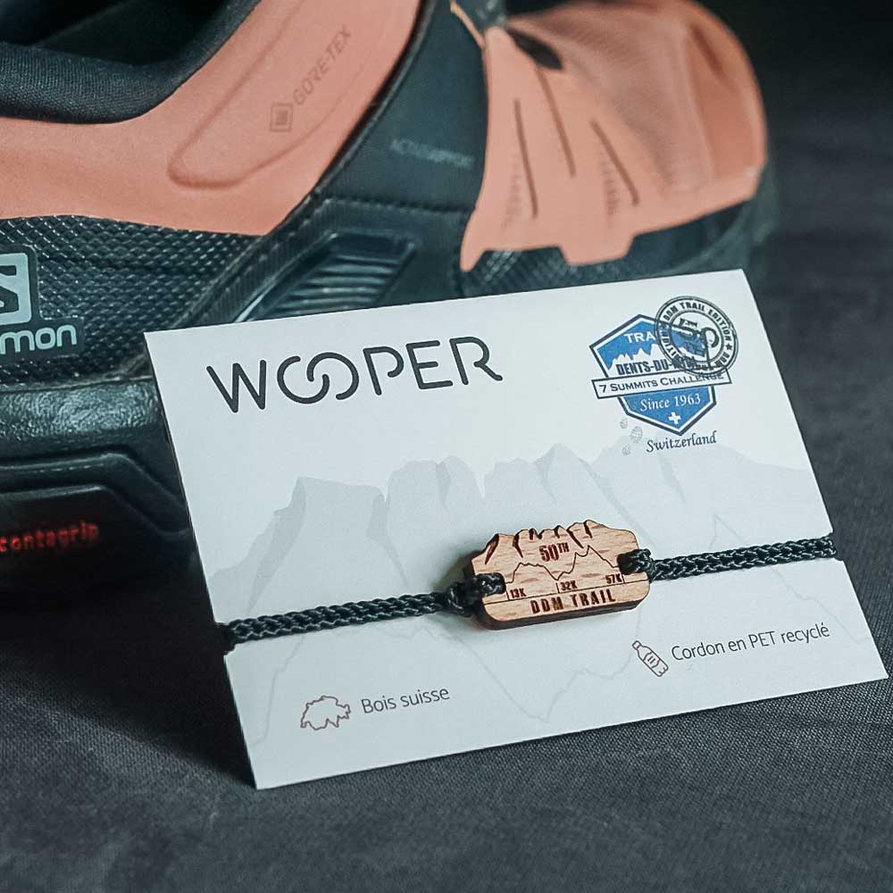 Bracelet personnalisé pour le trail des dents-du-midi