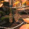 Boucles d'oreilles en bois Dispar