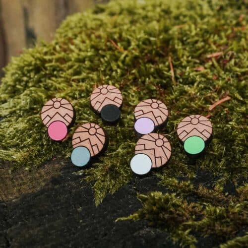 Clous d'oreilles en bois Orizon