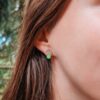 Clous-oreilles-en-bois-orizon-vert Clous d'oreilles en bois Orizon