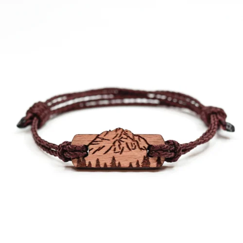 Bracelet en bois suisse inspiré de la montagne Moléson