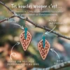 Boucles d'oreilles en bois Wild