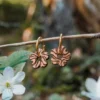 Boucles d'oreilles en bois Daisy