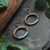 Boucles d'oreilles en bois Maïa