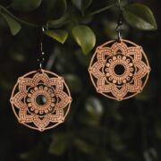 Boucles d'oreilles en bois Elaïa