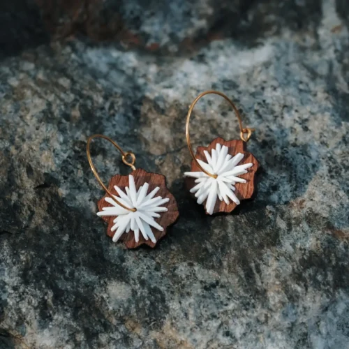 Boucles d'oreilles en bois Polär