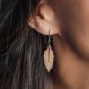 Boucles d'oreilles en bois Foglia
