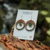 Boucles d'oreilles en bois Naïad