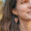 Boucles d'oreilles en bois Wild