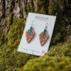 Boucles d'oreilles en bois Wild