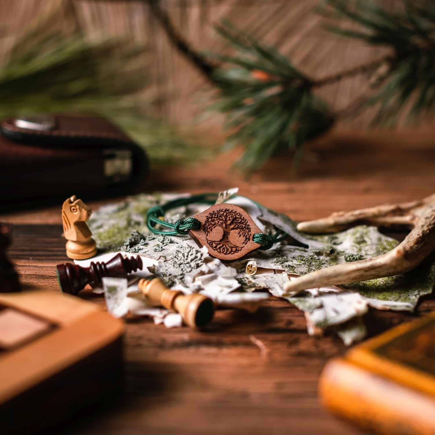 Bracelet en bois Arbre de Vie