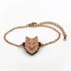 Bracelet en bois Loup