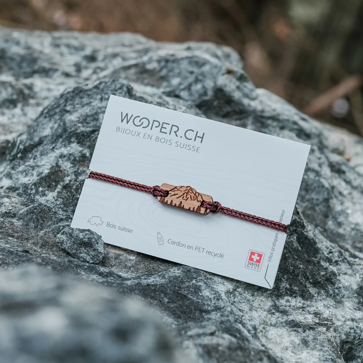 Bracelet en bois Moléson