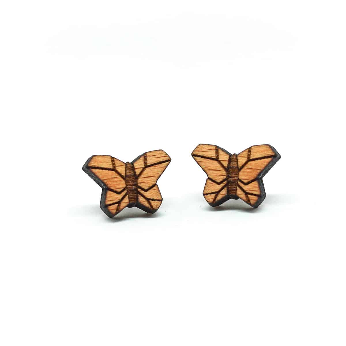 Clous d'oreilles en bois Farfalla