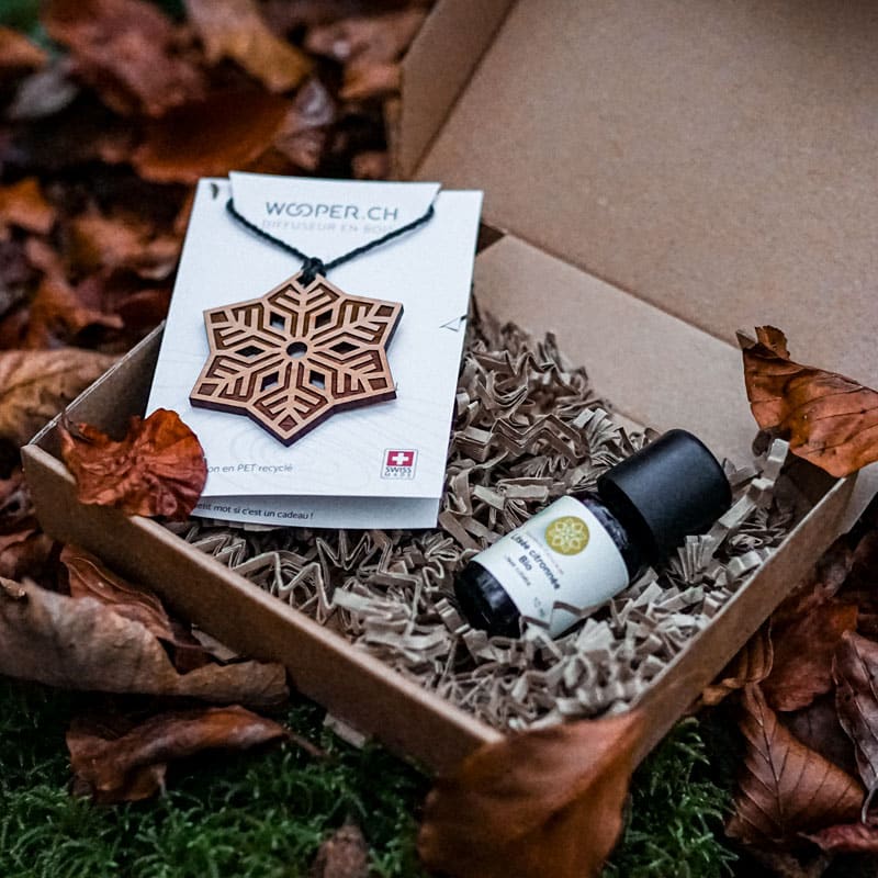 Diffuseur d'huiles essentielles en bois Snoo