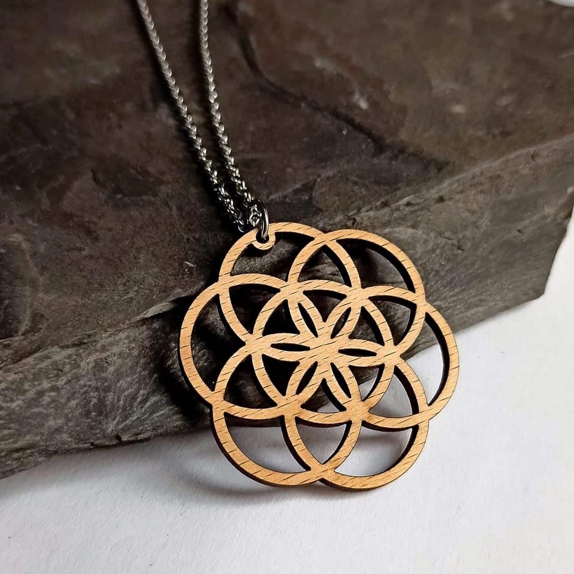 Collier en bois Fiora