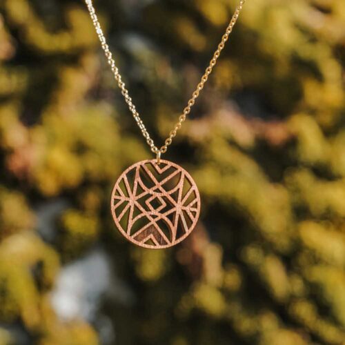 Collier en bois Alaïa