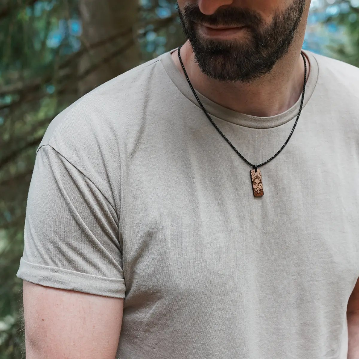 Collier en bois Sunny