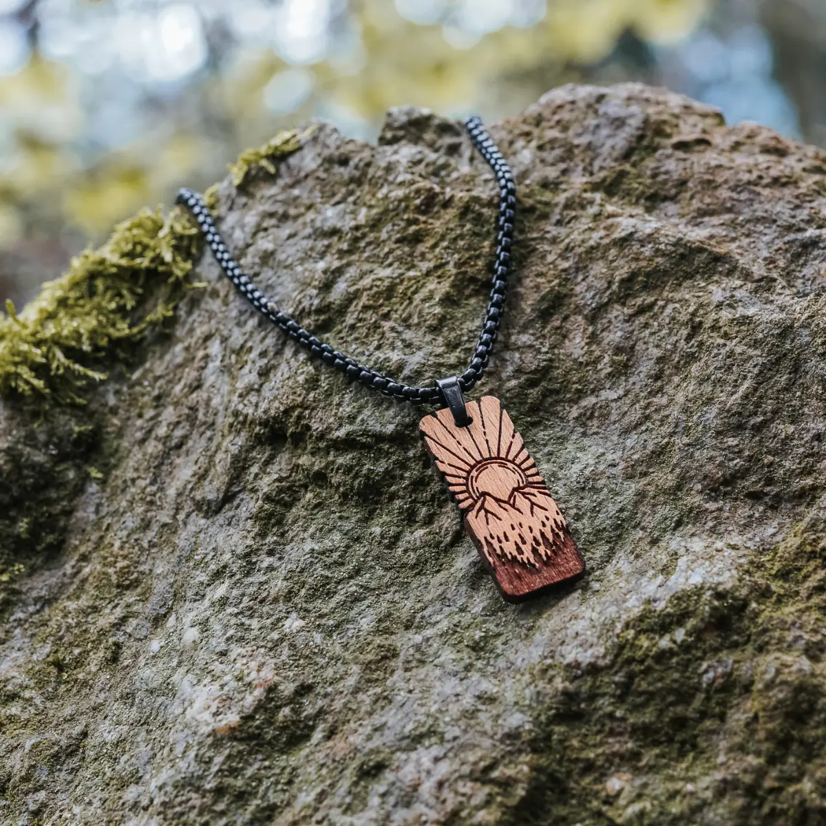 Collier en bois Sunny