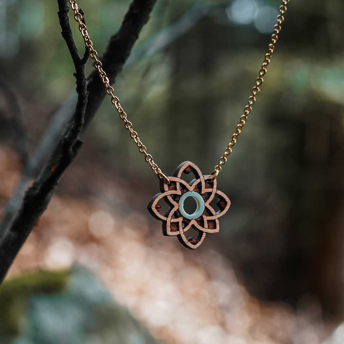 Collier en bois Primavera