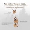 Collier en bois Ginkgo
