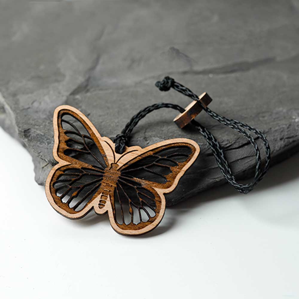 Diffuseur d'huiles essentielles en bois Papillon