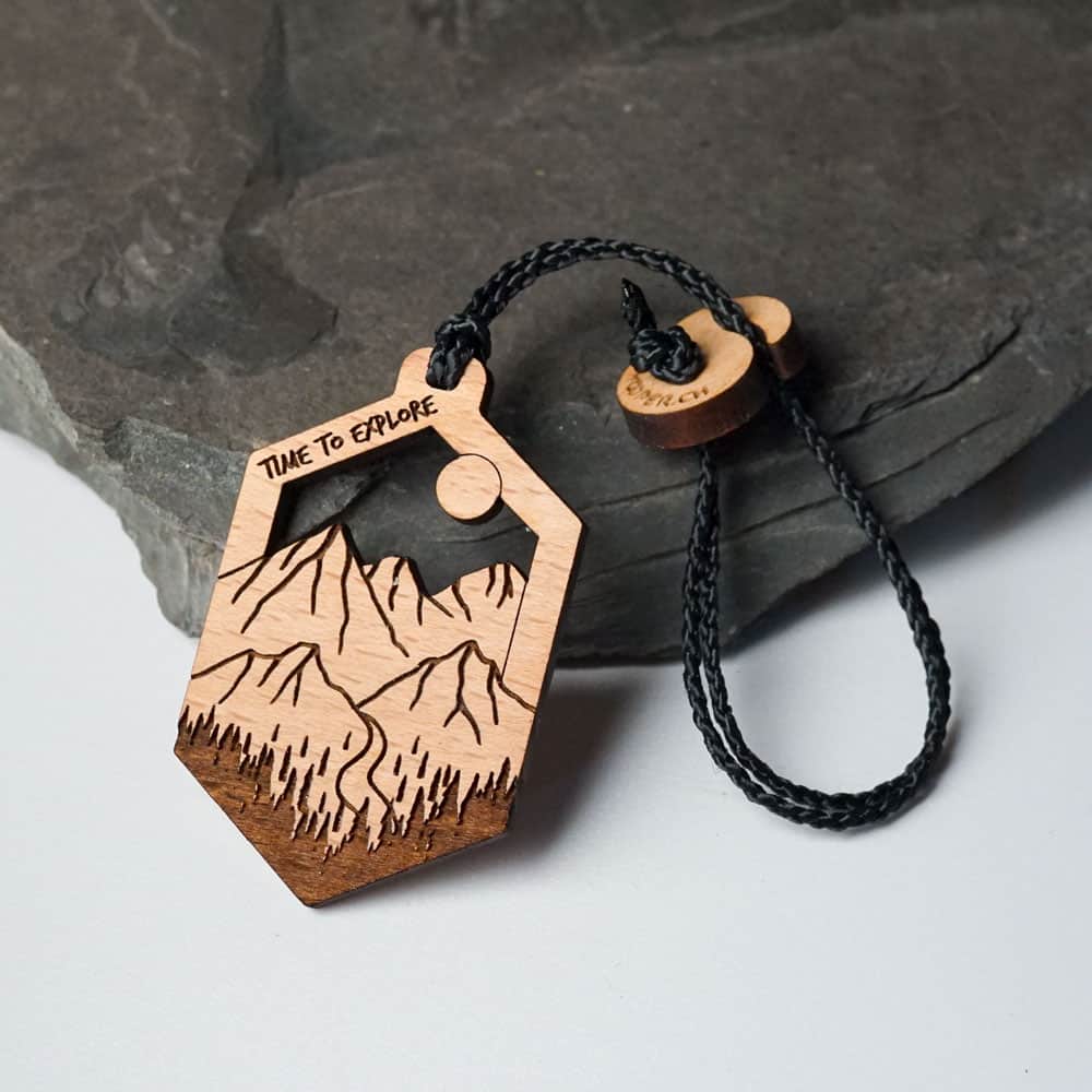 Diffuseur d'huiles essentielles en bois Time to explore