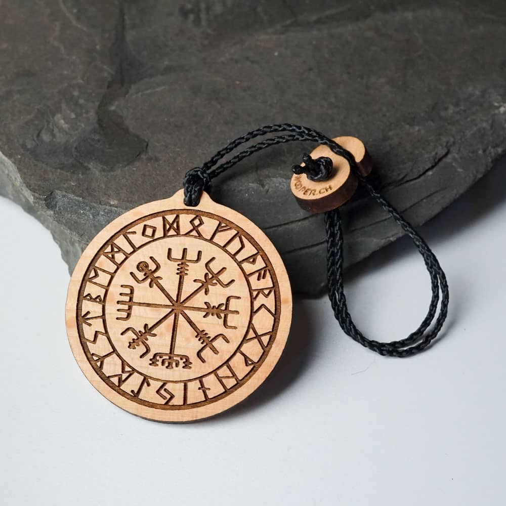 Diffuseur d'huiles essentielles en bois Viking Vegvisir