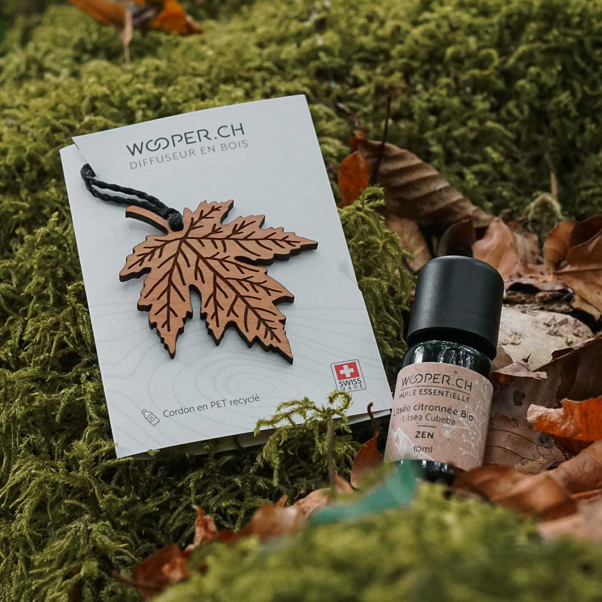 Diffuseur d'huiles essentielles en bois Hoja