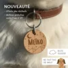 Médaille à graver pour animaux