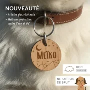 Médaille à graver pour animaux