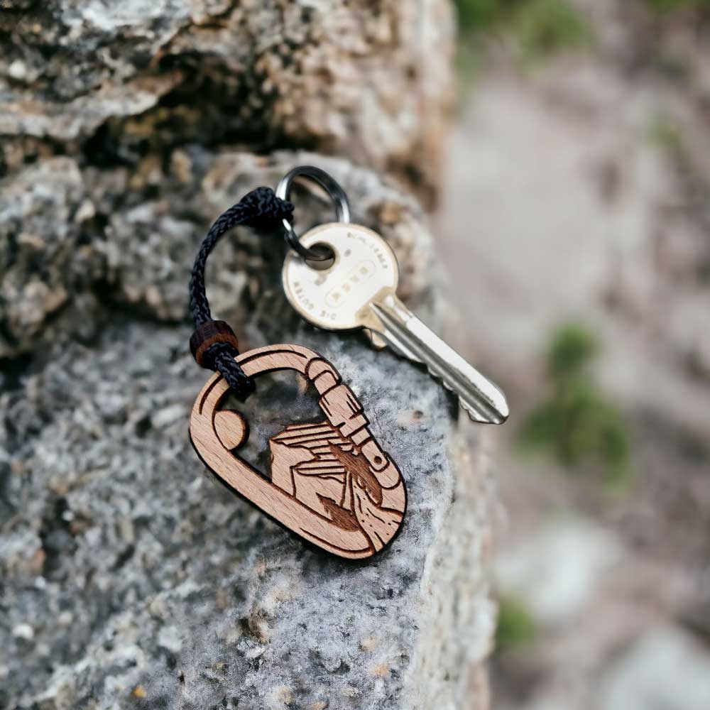 Porte-clés en bois Wild Link