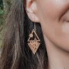 Boucles d'oreilles en bois Alpina