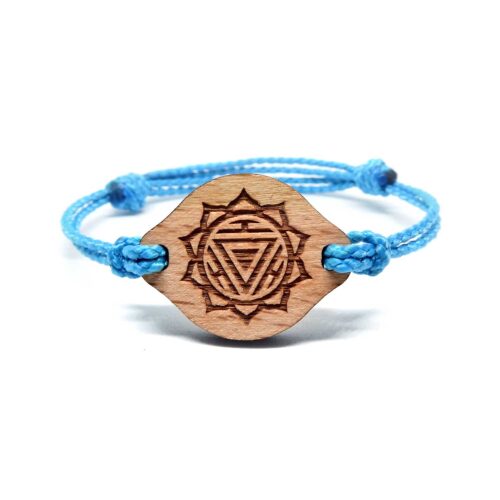 Bracelet en bois Chakra du Plexus Solaire - Manipura