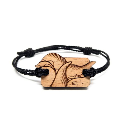 Bracelet en bois "Coeur de l'océan"