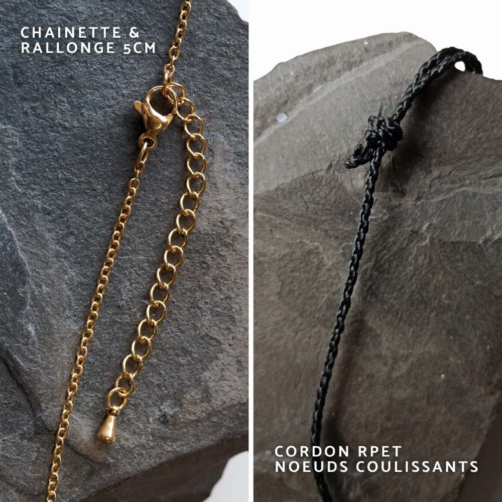 Collier en bois Luna