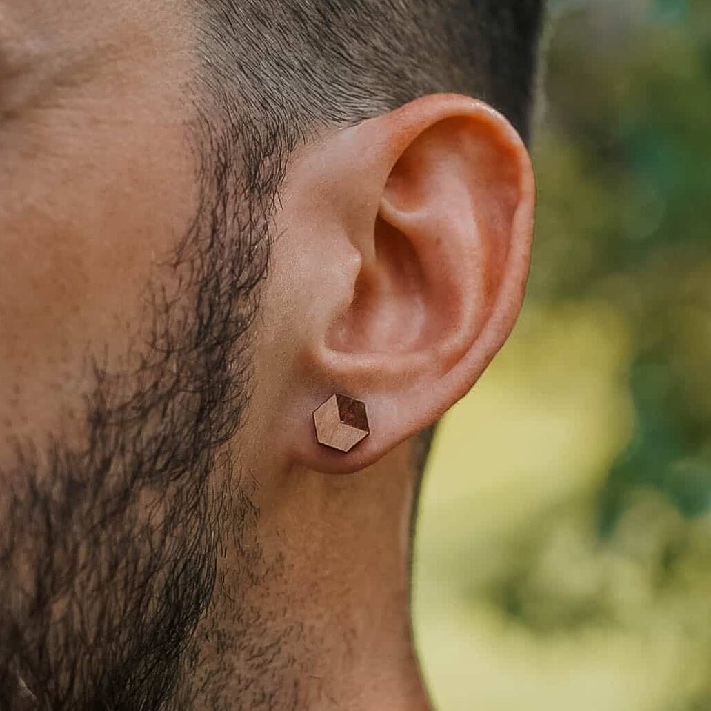 Clous d'oreilles en bois Tridy