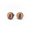 Clous d'oreilles en bois Pinver