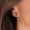 Clous d'oreilles en bois Turtl