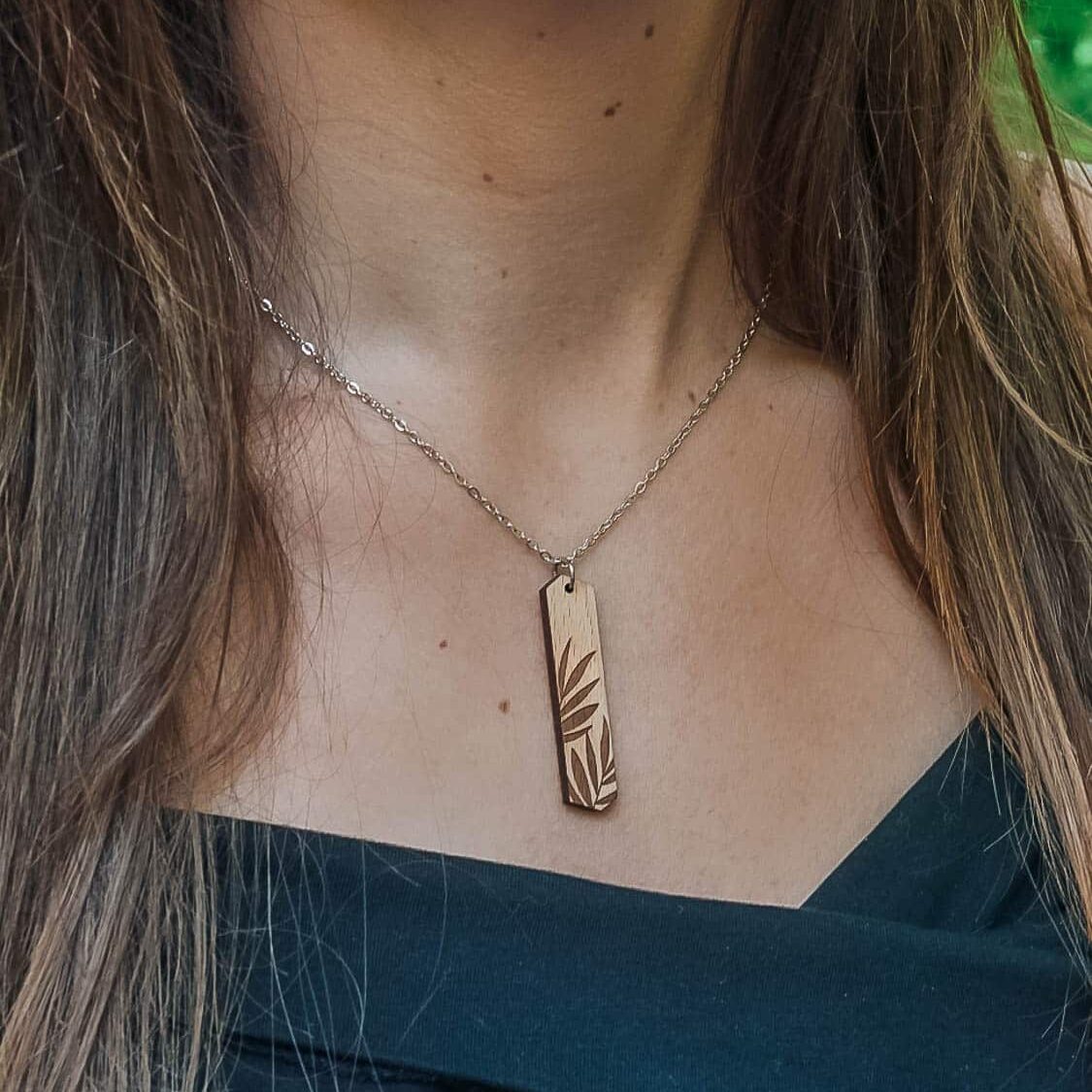Collier en bois Palma
