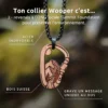 Collier en bois Wild Link