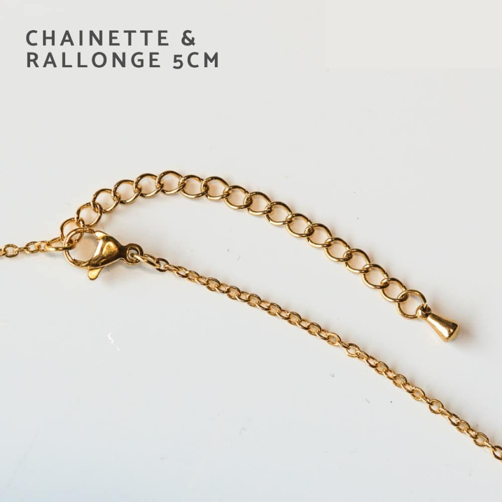 Collier en bois Ginkgo